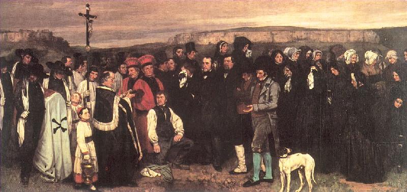 Courbet, Gustave A Burial at Ornans